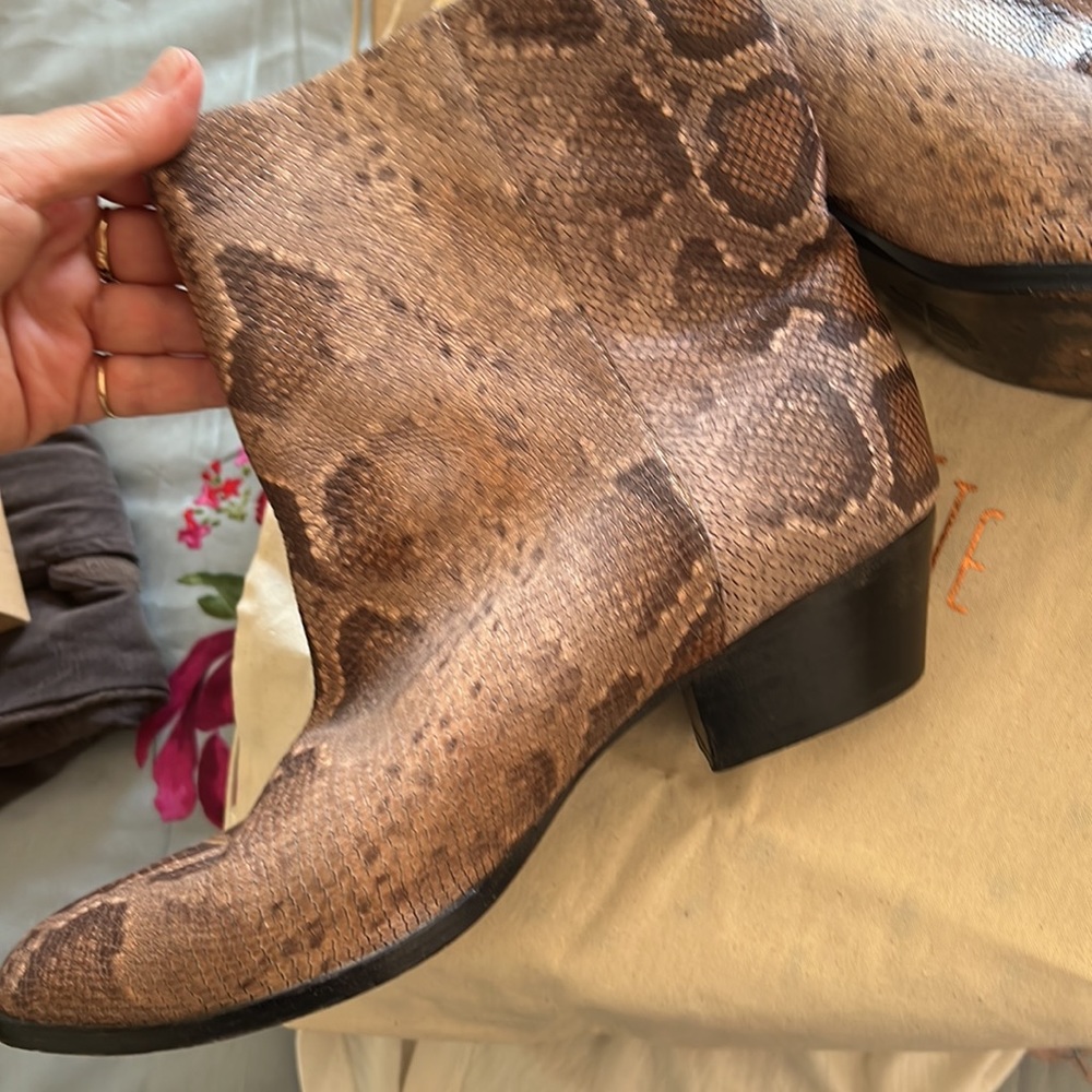 Charlotte Stone Daria Python Boot 9 - Picture 3 of 8